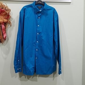 NWT Claiborne Button Down Orlando Blue sz XL